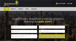 Desktop Screenshot of limoservicecairo.com